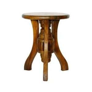   End Table with Cabriole Style Legs in Walnut   frt1003