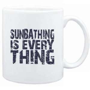  Mug White  Sunbathing is everything  Hobbies Sports 