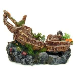  Classic Man o War 11 inch. Ship wreck for Aquarium fish 