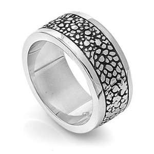    Stainless Steel Leopard Print Ring (Size 9   12)   Size 11 Jewelry