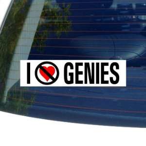  I Hate Anti GENIES   Window Bumper Sticker Automotive