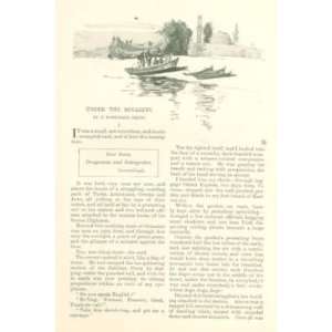    1891 Constantinople Turkey Caique Landing Scutari 