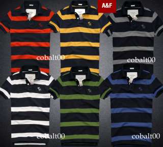 2012 Abercrombie & Fitch By Hollister Mens Spring Polo Shirt NEW 