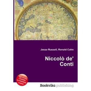 NiccolÃ² de Conti Ronald Cohn Jesse Russell  Books