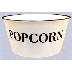 Popcorn Bowl   Enamelware 