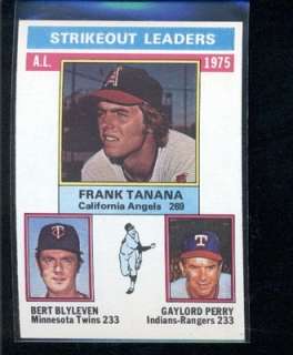 1976 TOPPS #204 STRIKEOUT LEADERS NM/MT 22236  