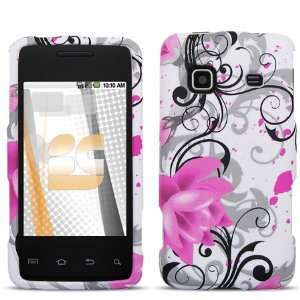  Samsung Galaxy Prevail Protector Case   Pink Lotus Cell 