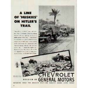   campaign.  1943 Chevrolet Trucks War Bond Ad, A4793. Everything