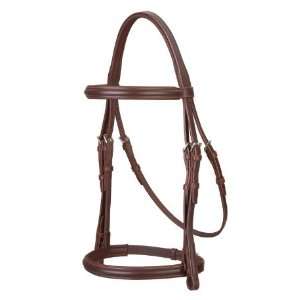 Stubben 1/2 Cheek Snaffle Bridle w/Padded Crown and Browband  