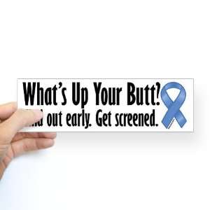  Colorectal Cancer Awareness Funny Bumper Sticker by 