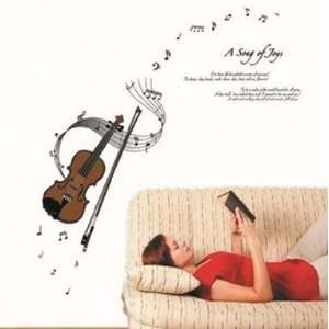  Decal Stickers   Strumming Violin A Song of Joys