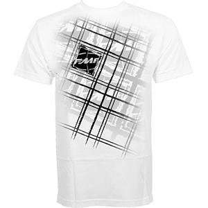  FMF Apparel Stroked T Shirt   Small/White Automotive