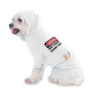   TEETH Hooded (Hoody) T Shirt with pocket for your Dog or Cat SMALL