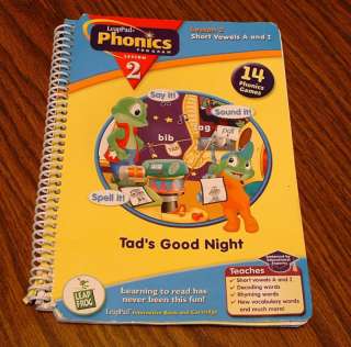 Leap Pad  Tad’s Good Night  Book ONLY Used  
