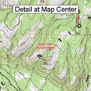   Map   Bear Creek, Colorado (Folded/Waterproof)