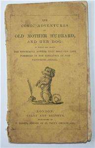 Old Mother Hubbard c.1835 Hand Coloured Engravings  