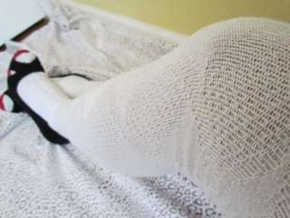   CREAM OTK thigh high Cable Knit Socks SOFT COMFY Sox *PRIVATE*  