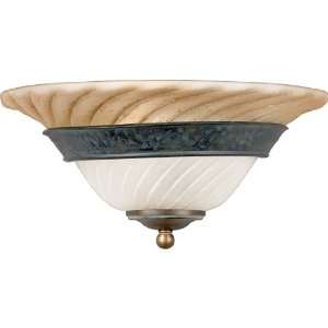   with Twisted Amber Scavo Glass Shade, Stonehedge