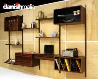   MODERN Poul Cadovius Rosewood CADO Wall System Unit Eames  