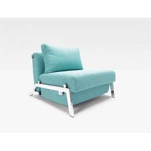   Cubed Sleek Chair With Cushion Chrome Legs  Turkish