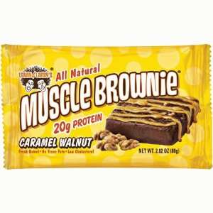 Muscle Brownie caramel Walnut 