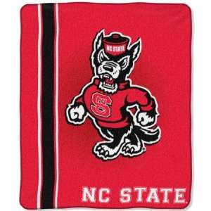  North Carolina State College Jersey 50 x 60 Raschel 