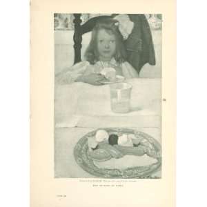   1904 Print The Princess At Table by Sarah S Stilwell 