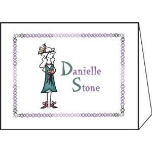  Pen At Hand Stick Figure Personalized Stationery   Retro 