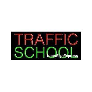 Traffic School Neon Sign