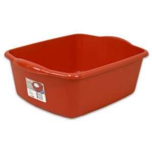  Dish Pan Sterlite   Red Case Pack 12 