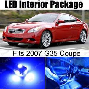  Infiniti G35 Coupe BLUE Interior LED Package (7 Pieces 