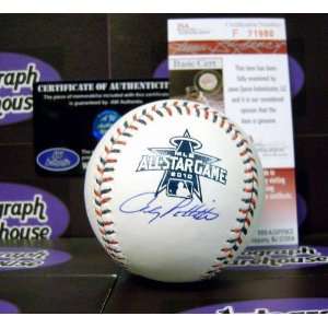  Andy Pettitte Signed Ball   2010 All Star Game JSA 