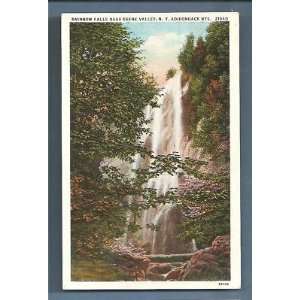  Postcard Rainbow Falls near Keane Valley NY State 
