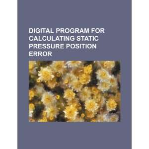  Digital program for calculating static pressure position 