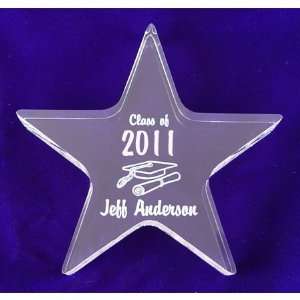  Star Shaped Personalized Graduation Award 