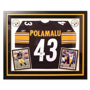  Troy Polamalu Pittsburgh Steelers Deluxe Framed 