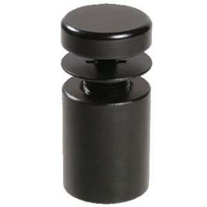  Satin Black MultiMount Standoffs 1/2 Diameter   Pack of 4 