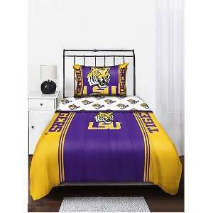   Tigers NCAA Twin Comforter & Sheet Set (4 Piece Bedding) Home