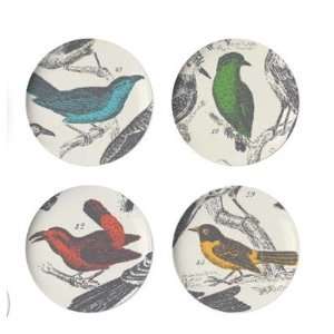  Ornithology Dessert Plate (Set of 4)