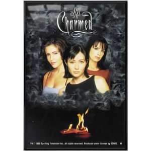  Charmed   Framed TV Show Poster (The Girls & Smoke) (Size 