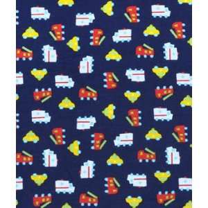  Navy Boy Toys Flannel Fabric Arts, Crafts & Sewing