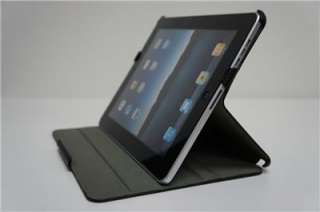 Black Carbon Fiber Flip Cover Pouch Sleeve for iPad new  