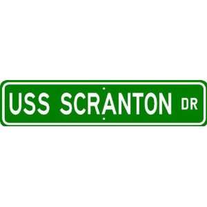  USS SCRANTON SSN 756 Street Sign   Navy Patio, Lawn 