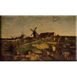  Montmartre the Quarry and Windmills 16x9 Streched Canvas 