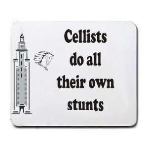  Cellists do all their own stunts Mousepad