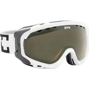  Spy Optic White Soldier Snow Racing Snow Goggles Eyewear w 