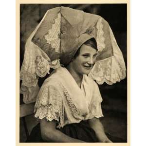  1934 Traditional Dress Woman Spreewald Germany Blota 
