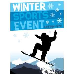  Winter Sports Event Sign