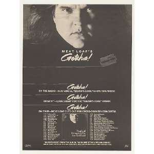  1983 Meat Loaf Midnight At The Lost And Found Tour Print 