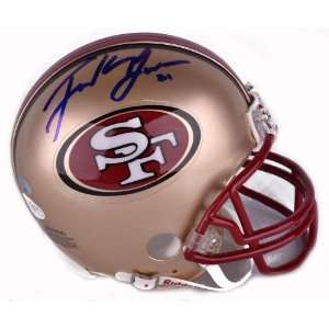  Frank Gore San Fransico 49ers Mini Helmet   JSA   Autographed NFL 
